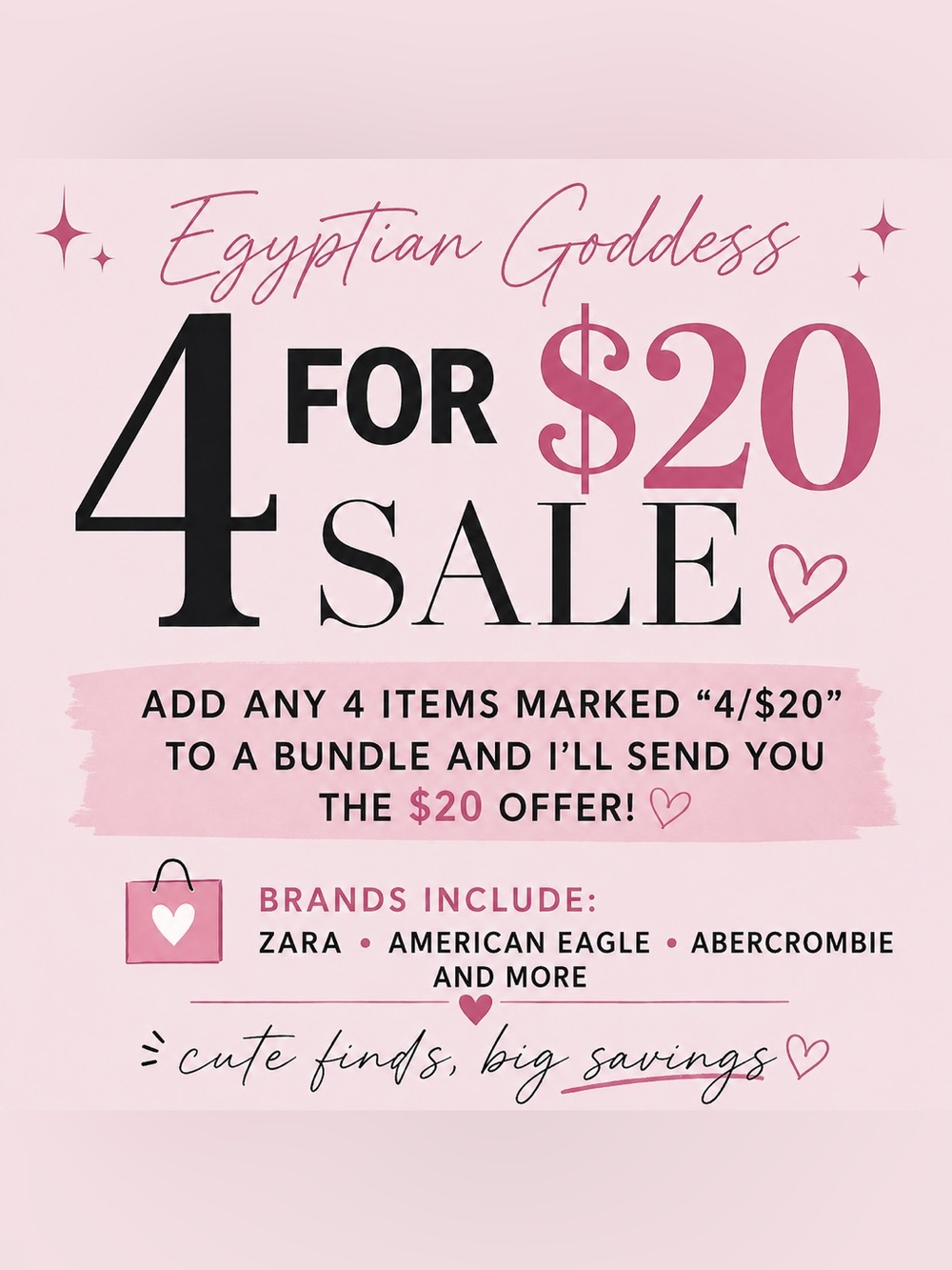 4/$20 SALE 💖 Bundle Deal | Zara, AE, Abercrombie + More l Summer Vacation